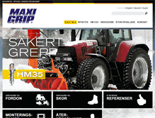 Tablet Screenshot of maxigrip.se